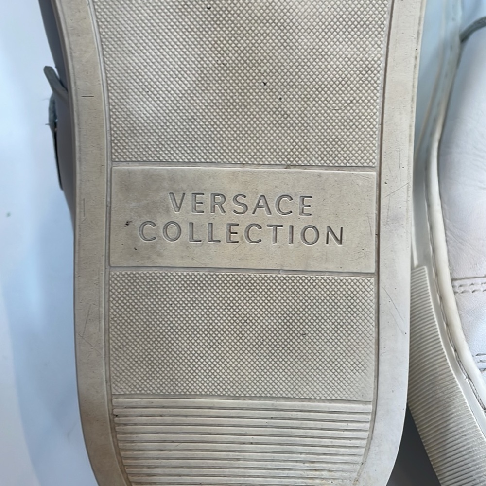 Versace Sneaker Sneakers Designer Size 44 US 11 White - Picture 8 of 13
